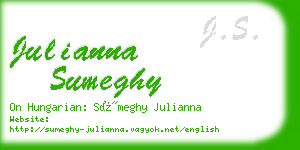 julianna sumeghy business card