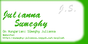 julianna sumeghy business card